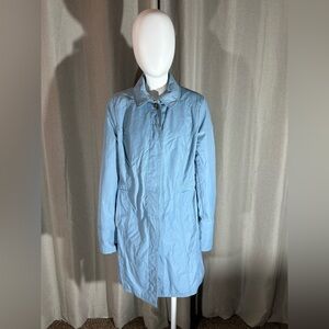 Eddie Bauer Light Blue Cotton-Nylon Blend Jacket